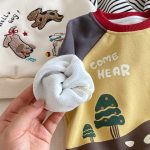 【73-120】 キャラクター 刺繍 あったか トレーナー - 画像 (18)