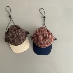 【GOODS】 親子コーデ チェック キャップ - 画像 (3)