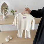 【73-110】 リボン リブ セットアップ - 画像 (3)
