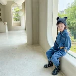 【80-130】 デニム オールイワン - 画像 (4)