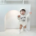 【66-90】熊柄 ロンパース - 画像 (9)