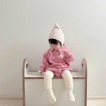 【66-90】 ハート刺しゅう ロンパース - 画像 (11)