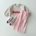 【80-130】 英字刺繡 トップス - 画像 (7)