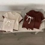 【66-90】 ニット リブ セットアップ - 画像 (10)