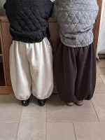 【80-140】 裏ボア カジュアル パンツ - 画像 (3)