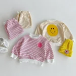 【80-130】 笑顔ボーダー セットアップ - 画像 (12)