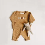 【59-120】HAPPYロゴワッフル セットアップ - 画像 (3)