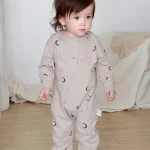 【66-100】 ヨーロッパ風 小花柄 オールインワン - 画像 (3)