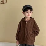 【80-150】 フード付き ポケット付き アウター - 画像 (11)