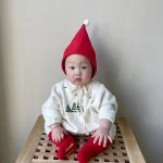 【66-90】 クリスマス ロンパースOR帽子