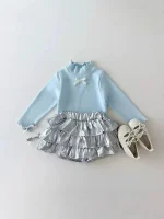 【73-120】リボン フリル インナー シャツ - 画像 (6)
