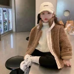【90-130】 フェイクムートン コート - 画像 (3)