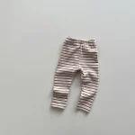 【80-130】韓国風 ボーダー レギンス - 画像 (10)