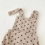 【66-100】 ドット サロペット ロンパース or 花柄インナー シャツ - 画像 (10)