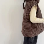 【80-130】 チェック ベスト - 画像 (4)