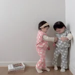 【80-120】ハート ベスト + パンツ セットアップ - 画像 (7)