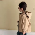 【80-150】 フード付き ポケット付き アウター - 画像 (7)