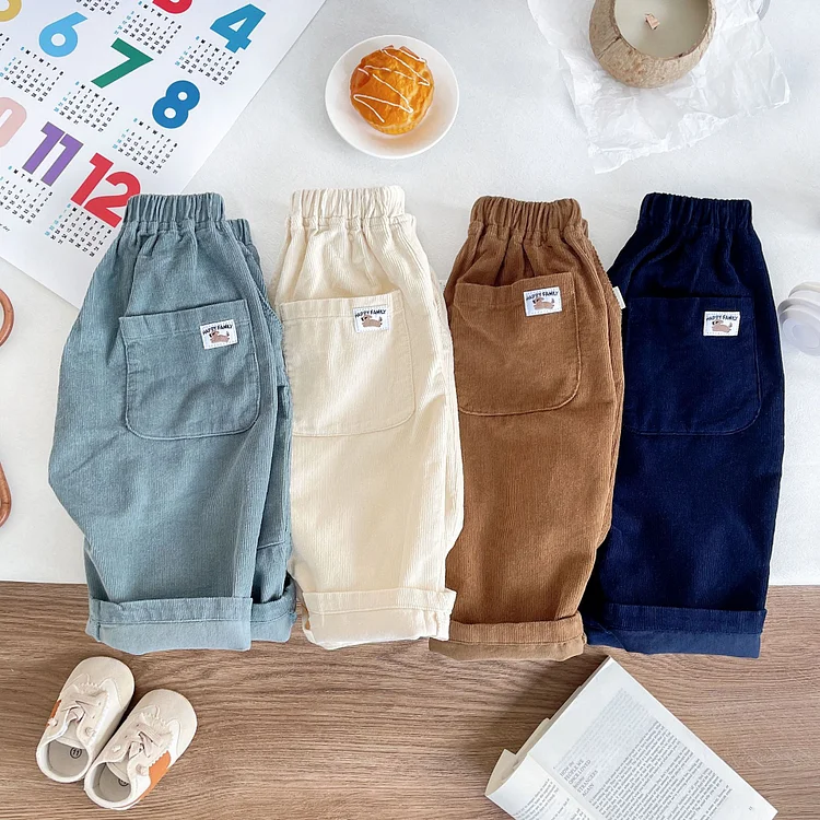 55f81f1dbc6d486d216e5e683ff7b25d_750x.webp 【80-120】 シンプルコーデュロイ パンツ - 画像 (1)