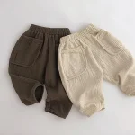 【73-110】 ポケット付き リネン パンツ - 画像 (2)