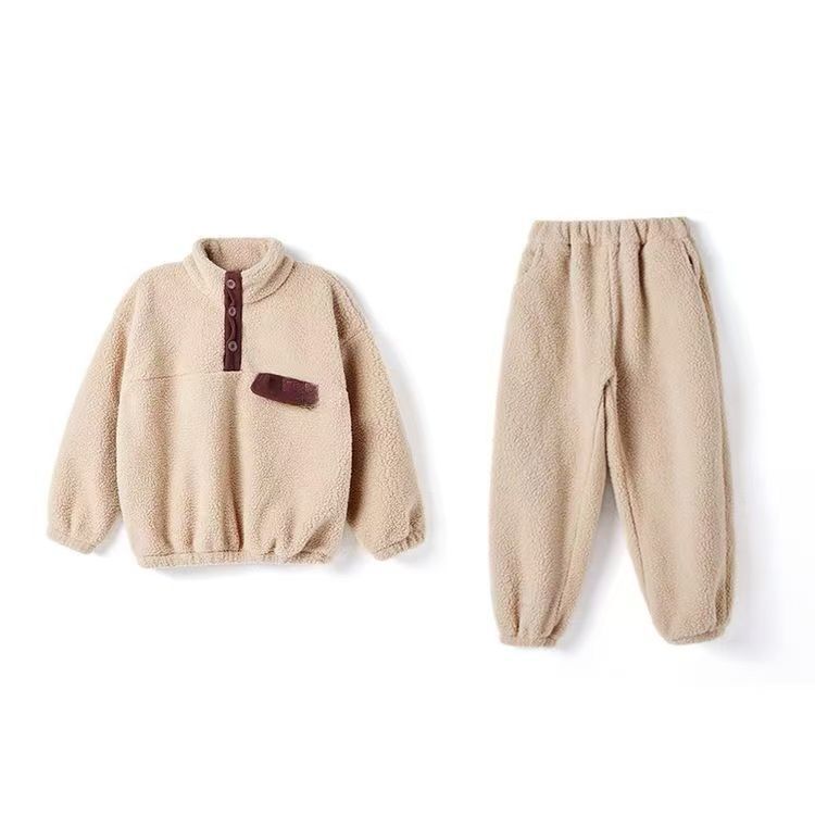 【90-160】ふわふわ トップス+パンツ セットアップ ルームウェア - 画像 (5)