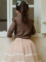 【90-150】フリル花柄 インナー シャツ - 画像 (6)