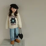 【90-140】 花柄 セーター - 画像 (4)