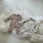 【73-100】 ヒョウ柄 ルームウエア セットアップ - 画像 (2)