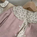 【66-90】 パフスリーブ リブ カーディガン - 画像 (8)