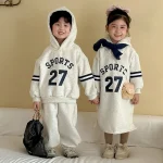 【80-150】 27ロゴ ボア付き セットアップ - 画像 (2)