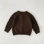 【66-100】 無地 ナチュラル カーディガン - 画像 (10)