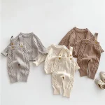 【66-100】 ゲーブル編み セーター or サロペット - 画像 (10)