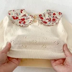 【66-100】 刺繍 襟 トップス - 画像 (20)