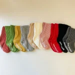 【GOODS】 シンプル カラーデザイン ソックス - 画像 (11)