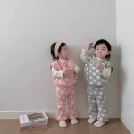 【80-120】ハート ベスト + パンツ セットアップ - 画像 (5)