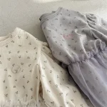 【80-130】 花柄 レース トップス - 画像 (13)