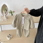 【73-110】ネクタイワッフル セットアップ - 画像 (3)