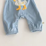 【66-100】 カモデザイン サロペット ＆ ボーダー シャツ 2点セット - 画像 (15)