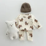 【80-130】 クールネック 動物柄 ルームウェア - 画像 (3)