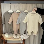 【66-100】 ウサギフード付き オールインワン - 画像 (3)