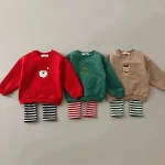 【73-100】 クリスマスロゴ 厚さ トレーナー - 画像 (5)