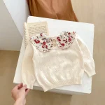 【66-100】 刺繍 襟 トップス - 画像 (10)