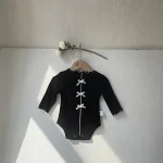 【66-90】 リボン フリル襟 ロンパース - 画像 (11)