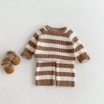 【80-130】 ボーダー トップス or ボトムス - 画像 (3)