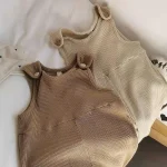 【80-130】 レトロ シンプル サロペット - 画像 (4)