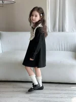 【90-150】 ブラック ワンピース - 画像 (9)