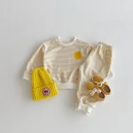 【80-130】 笑顔ボーダー セットアップ - 画像 (14)