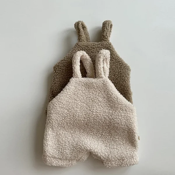 【66-90cm】 ボア サロペット