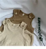 【80-130】 レトロ シンプル サロペット - 画像 (8)