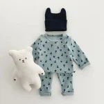 【80-130】 クールネック 動物柄 ルームウェア - 画像 (6)