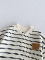 【73-110】熊ボーダー セットアップ - 画像 (11)